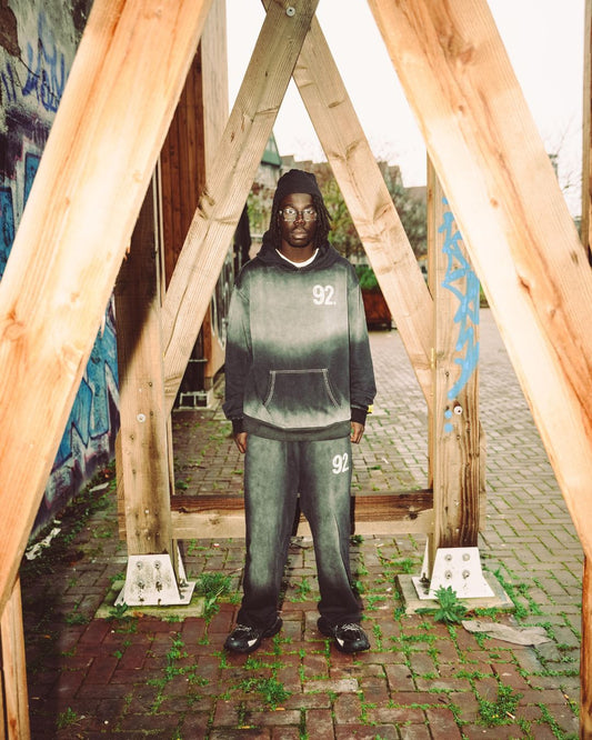 RTG TRACKSUIT Washed Black - NEVER GONE CLOTHING